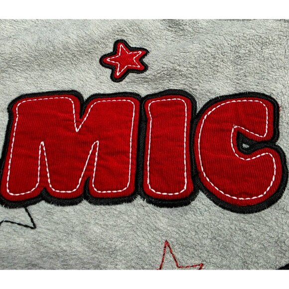 Disney Mickey Mouse Winking Hoodie Sweatshirt Gray Fleece Sweater Womens Plus 4X - Picture 6 of 13